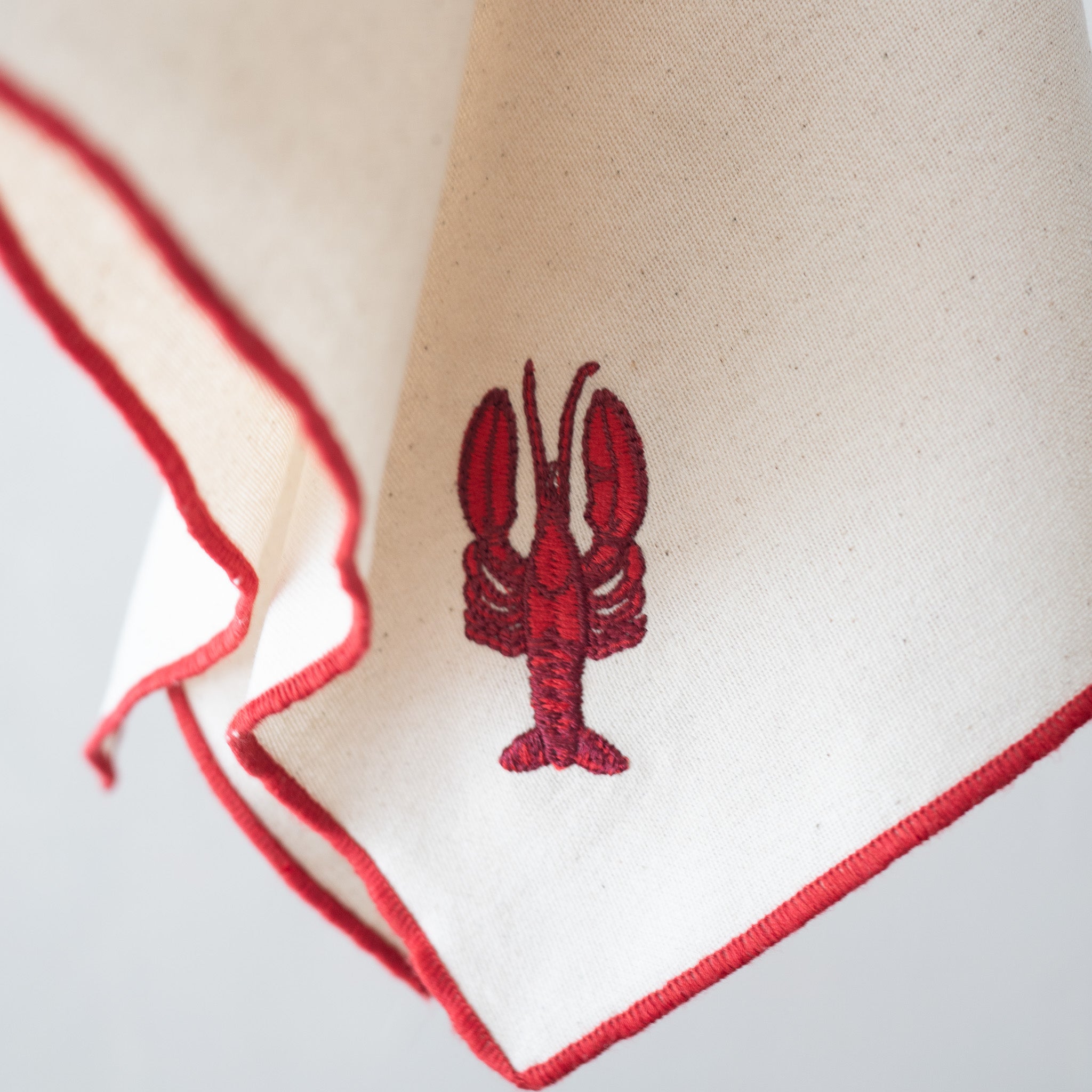 Stitched Lobster Napkin
