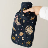 Night Sky Velvet Hot Water Bottle