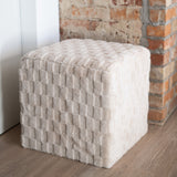 Jenkins Checkered Ottoman