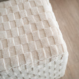 Jenkins Checkered Ottoman
