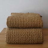 Tempo Waffle Cotton Throw