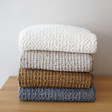 Tempo Waffle Cotton Throw