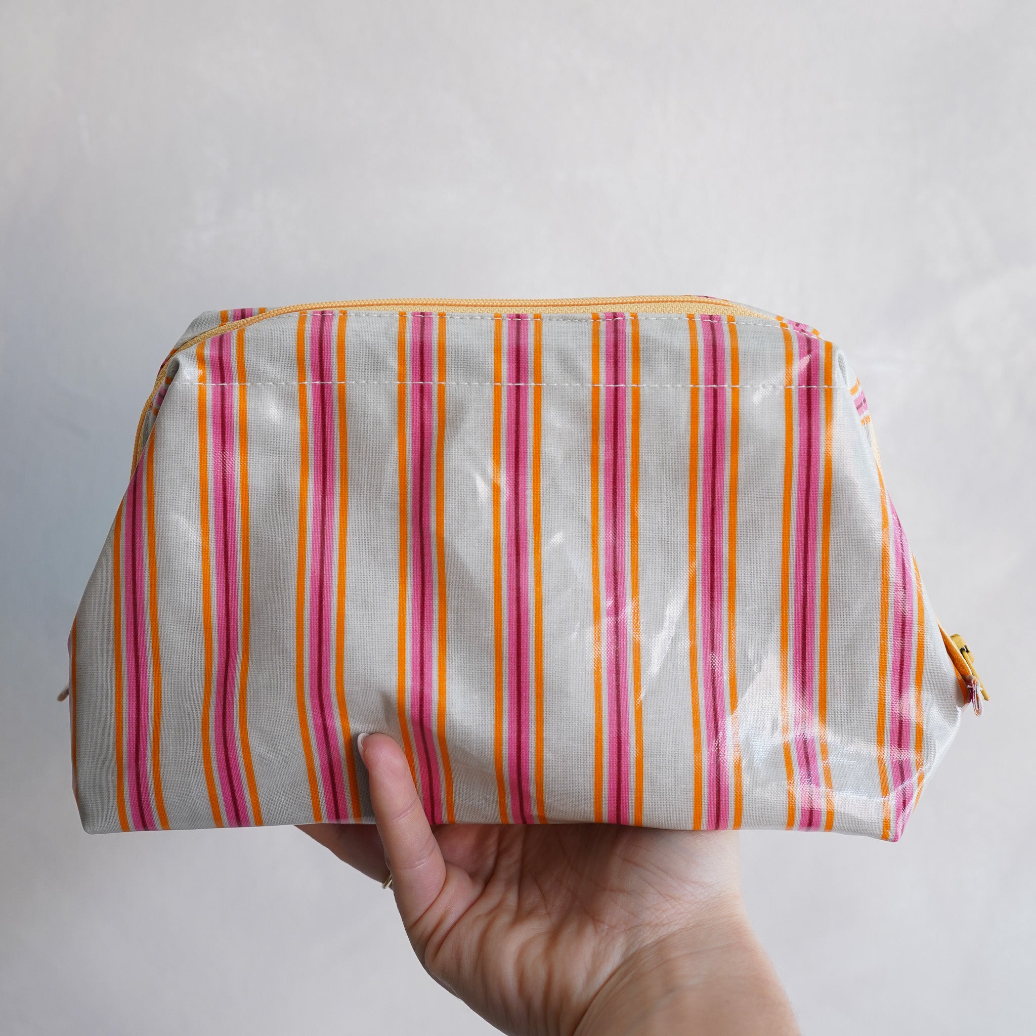 Striped Toiletry Bag