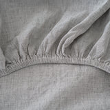 Chambray Cotton/Linen Fitted Sheet