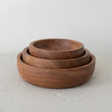 Acacia Mini Bowls - Set of 3