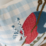 Downhill Skier Pillow