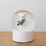 Mouse with Tree Snow Globe