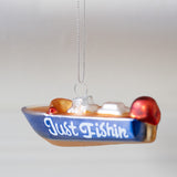 Just Fishin Boat Ornament