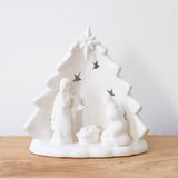 Holy Family with Tree & Cut-Outs Nativity