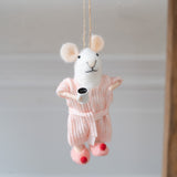 Sunday Sloane Mouse Holiday Ornament