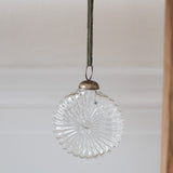 Shell Glass Holiday Ornament
