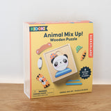 Kidoki Animal Mix Up! Wooden Puzzle