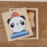 Kidoki Animal Mix Up! Wooden Puzzle