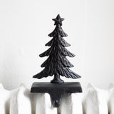 Christmas Tree Cast Iron Stocking Holder