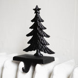 Christmas Tree Cast Iron Stocking Holder