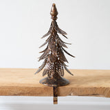 Bronze Tree Shaped Stocking Holder