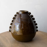 Evan Hobnails Terracotta Vase