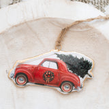 Cars with Tree Ornament