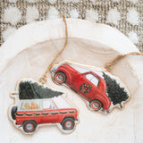 Cars with Tree Ornament