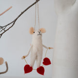 Heart Full Mouse Ornament