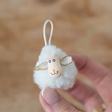 Boxed Set of 4 Wooly Sheep