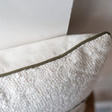 Ski Scene Boucle Pillow