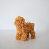 Furry Poodle Ornament
