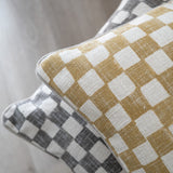 Checkered Lumbar Pillow