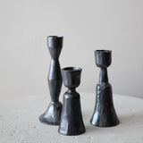 Zora Forged Candlestick Gunmetal