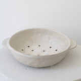 Ivory Stoneware Fruit Bowl