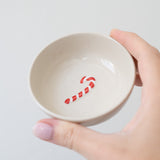 Mini Bowl with Candy Cane