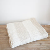 Linen Crinkle Throw