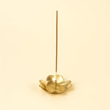 Flora Brass Incense Holder