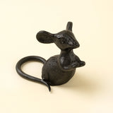 Cast Iron Mouse Hands Up