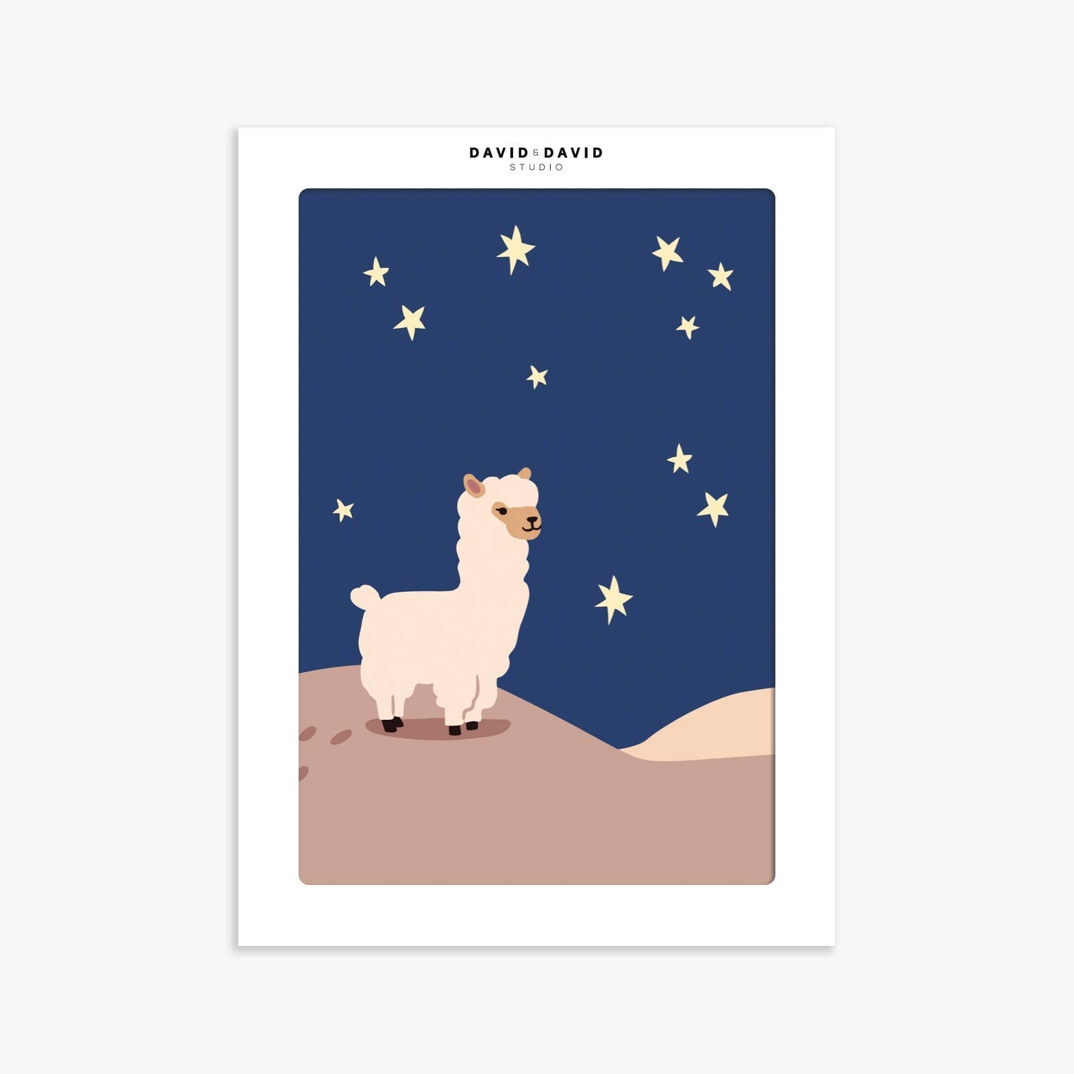 The Alpaca Art Print