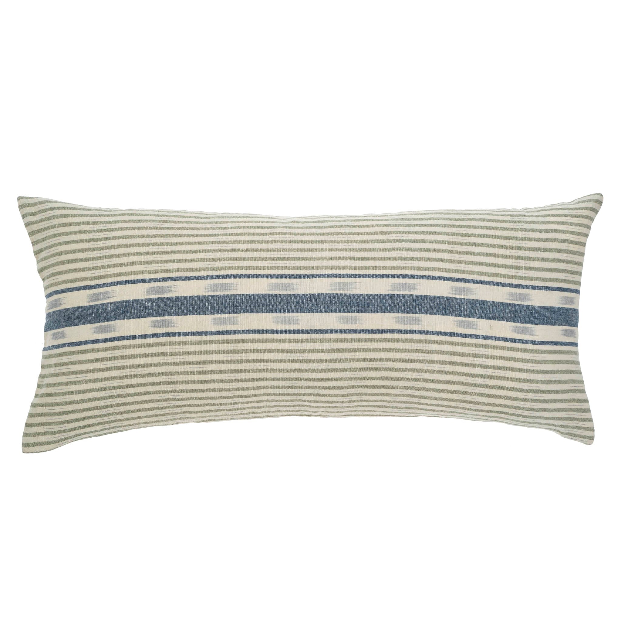 Seaview Lumbar Linen Pillow