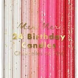Pink Straight Birthday Candle