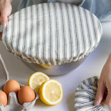 Ticking Stripe Bowl Covers Set of 2