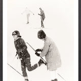 Ski Waxing Framed Art