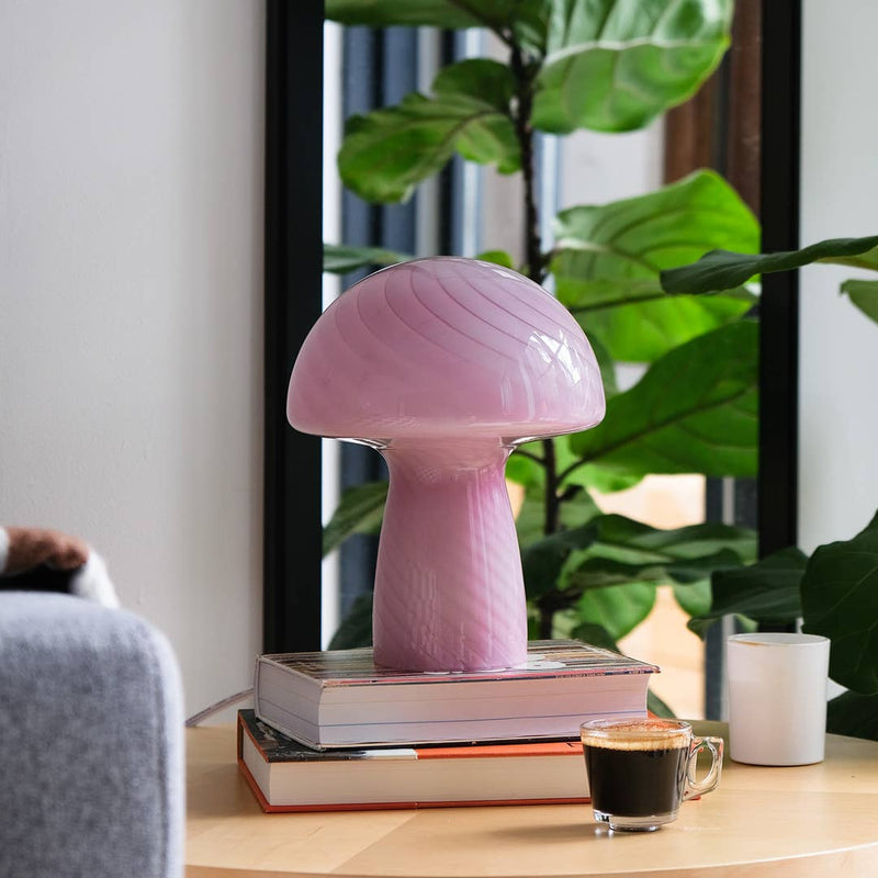 Petite Glass Mushroom Lamp