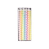 Pastel Patterned Candles