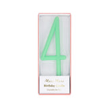 Large Slim Number Candles