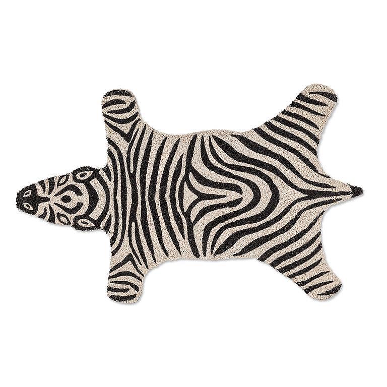 Zebra Hide Coir Doormat