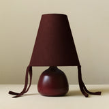 Appenzell Petite Burgundy Bows Table Lamp