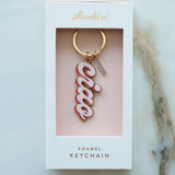Ciao! Enamel Keychain
