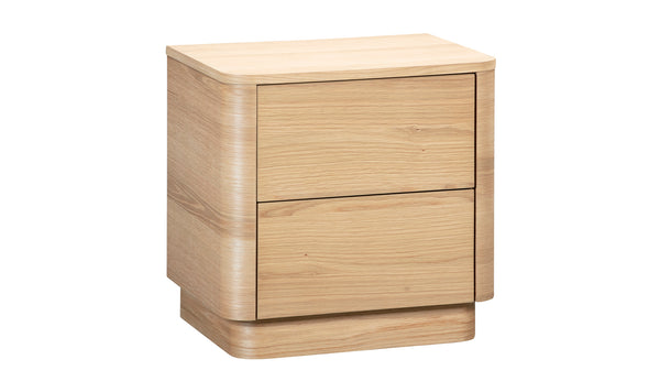 Tall Round Off Nightstand