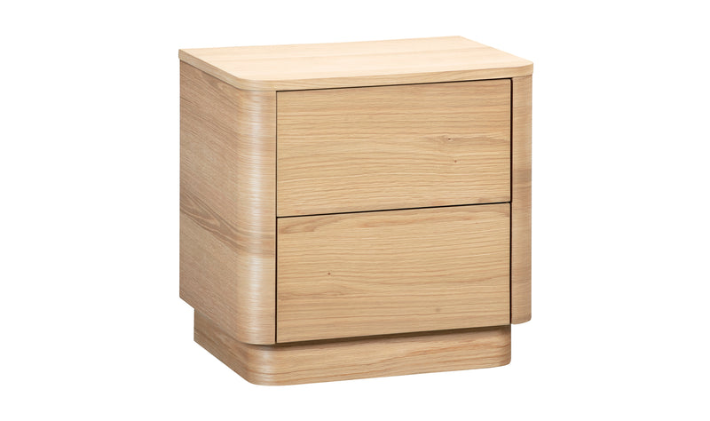 Tall Round Off Nightstand