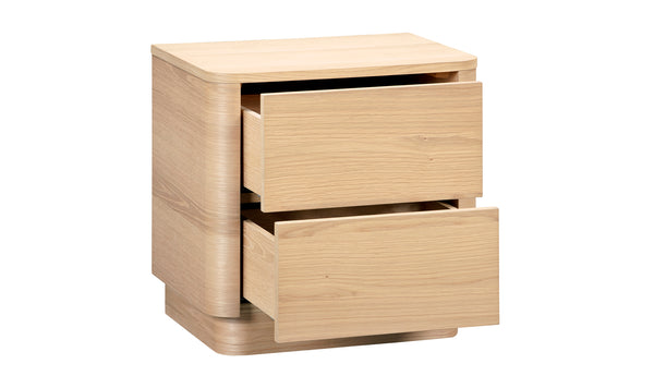 Tall Round Off Nightstand