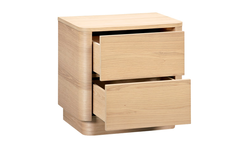 Tall Round Off Nightstand
