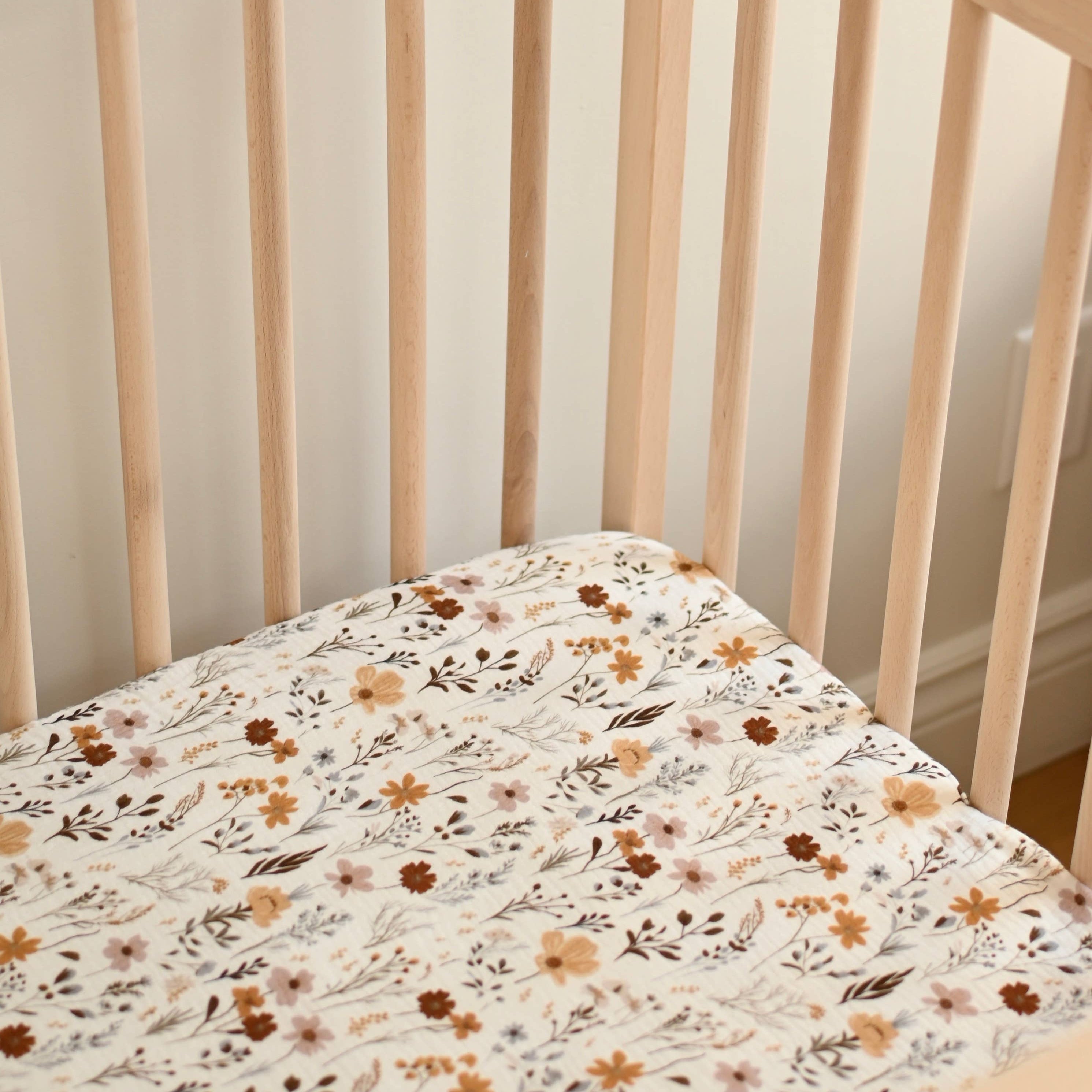 Crepe Standard Crib Sheet